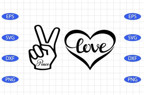 Peace Love Graphic by Best Seller · Creative Fabrica