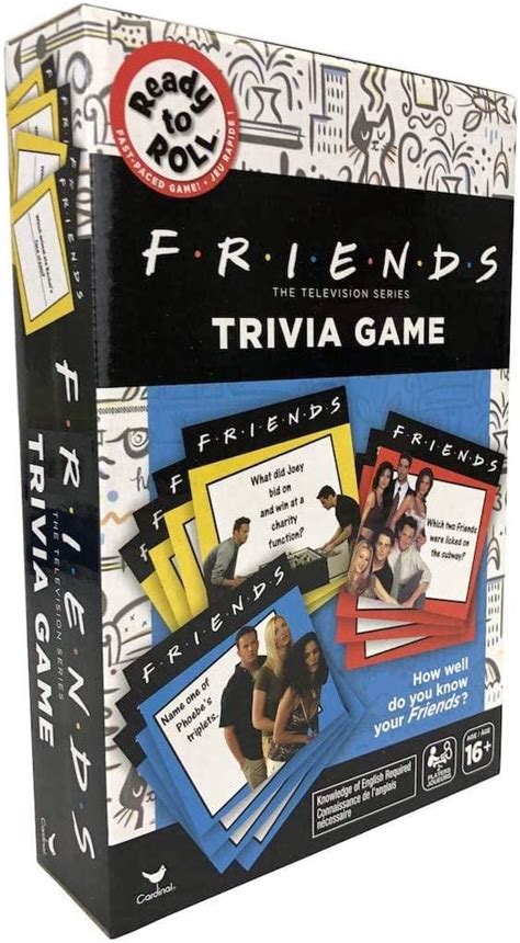 Friends The Television Series Trivia Game - 2 Or More Players Ages 16 ...