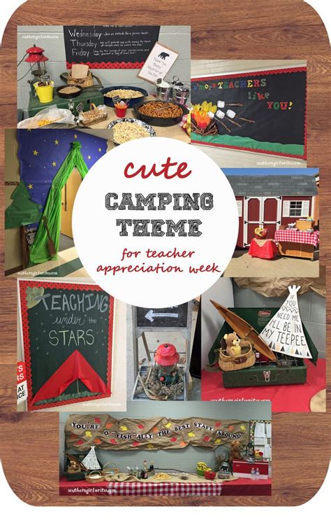 Teacher Appreciation Week-Camping Theme - Southern Girl Writes-Kate Hughes | Teacher ...