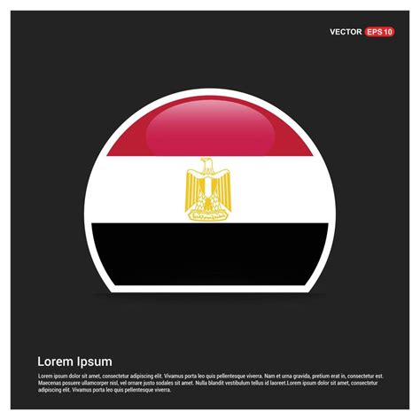 Egypt flag design vector 13305676 Vector Art at Vecteezy