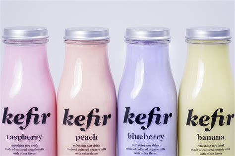 Kefir – milk drink packaging on Behance