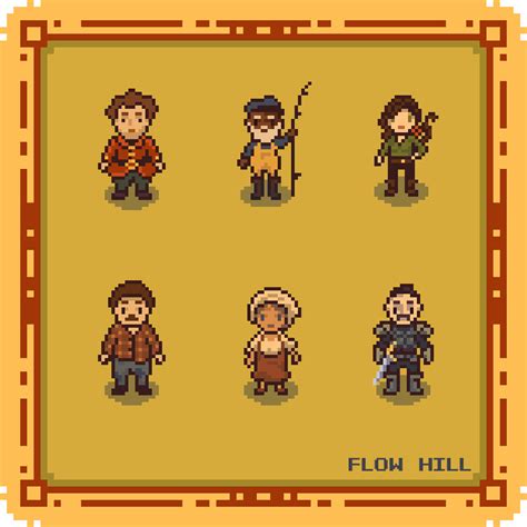 ArtStation - Pixel art simple characters