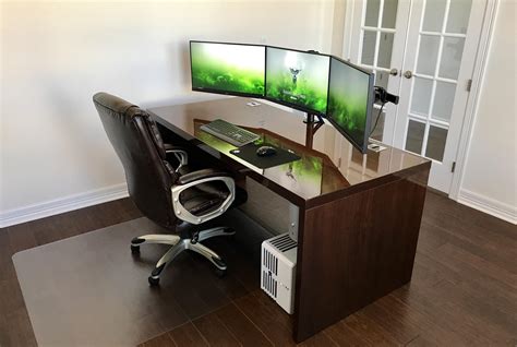 Triple Monitor Desk : Triple-Monitor-Desk-Stand - About triple monitor ...