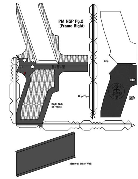 Papercraft Gun Templates