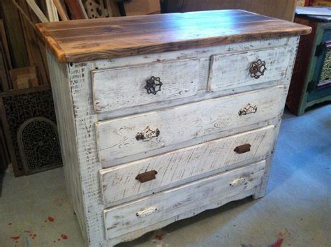 Custom Made Captain's Dresser In Antique Whitewash by Demolition Revival Furniture | CustomMade.com