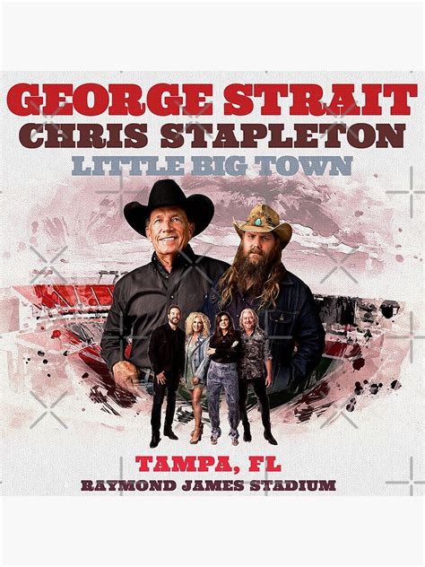 "chris stapleton tour 2023 tampa" Poster for Sale by omMas | Redbubble