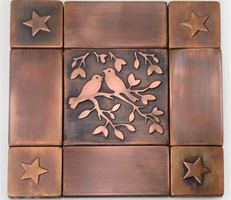 Decorative tiles copper tile metal tiles SET COPPER TILES