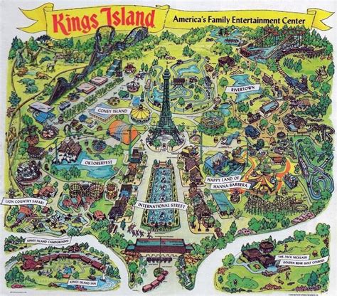 Kings Island Historical Maps - FUN Food Blog