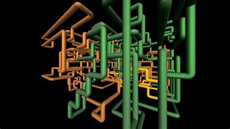 Windows 95 - 3D Pipes Screensaver - YouTube