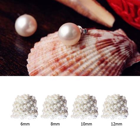 Buy 100pc DIY Leather Crafts Rivets Studs Silver and Ivory White For Shoes Bag Clothing Hats ...