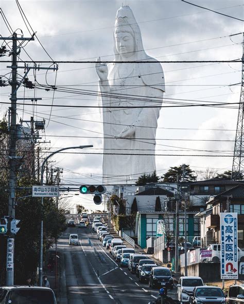 Sendai Daikannon statue in Japan : r/interestingasfuck