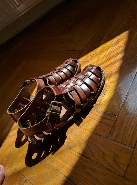 Would you wear these leather sandals to a seaside holiday ...