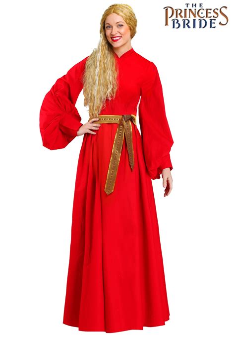 Women's Princess Bride Red Buttercup Dress Costume