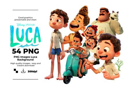 Luca Disney, Luca Disney PNG, Luca Disney characters, Luca Disney ...