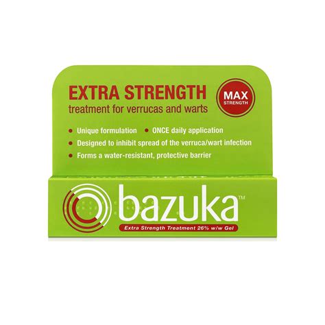 Bazuka Extra Strength Treatment Gel 6g | Effective Wart Removal – ARC Health Nutrition