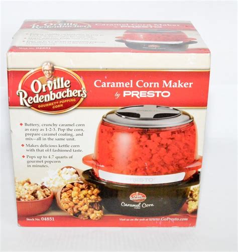 Orville Redenbacher's Gourmet Caramel Corn Maker Popcorn Popper by ...