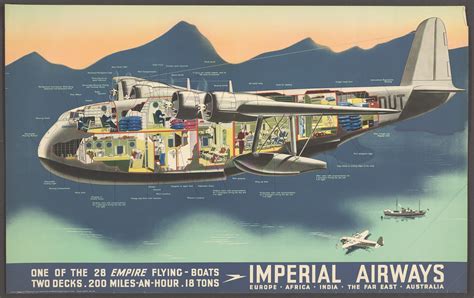 Imperial Airways One of the 28 Empire Flying Boats | National Air and Space Museum