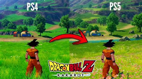 DRAGON BALL Z KAKAROT Comparacion grafica PS4 VS PS5 El Planeta Vegeta ...