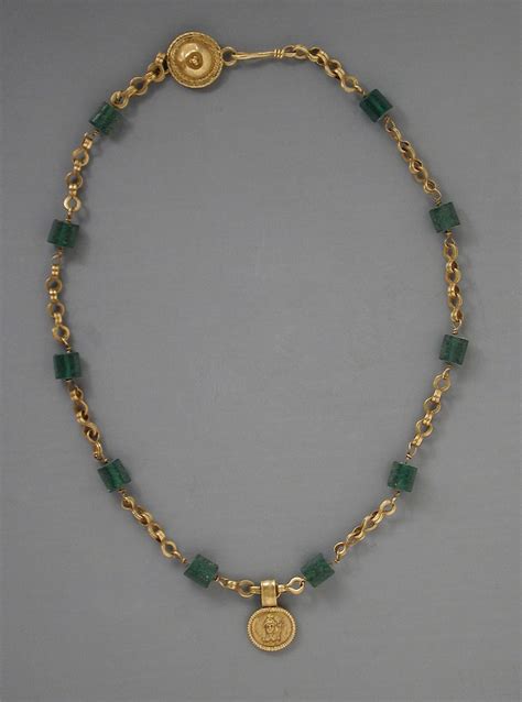 Gold Necklace with Medallion Depicting a Goddess LACMA 50.… | Flickr