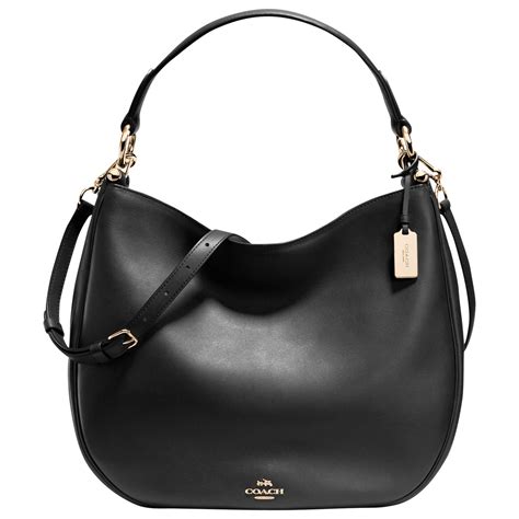 Coach Nomad Leather Hobo Bag in Black | Lyst