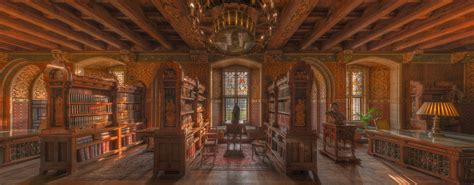 Medieval Castle Library