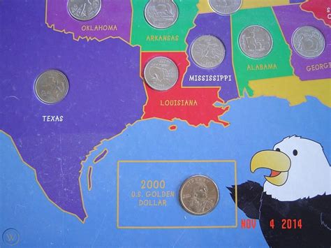 Collector Kids 50 State Quarters Map | #1728827671