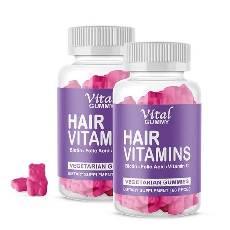 Hair Vitamins - 2 Месеца | Vital Gummy