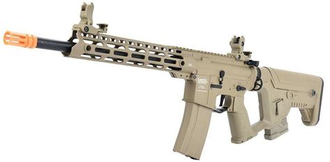 Lancer Tactical Enforcer Series BLACKBIRD ProLine High FPS Airsoft Rifle w/ Alpha Stock, Tan