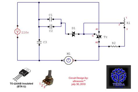 SPEED CONTROLLER CIRCUIT FOR AC MOTOR