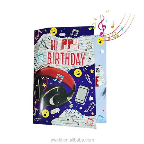 Personalized Singing Birthday Greeting Cards with Music - FUNTEK