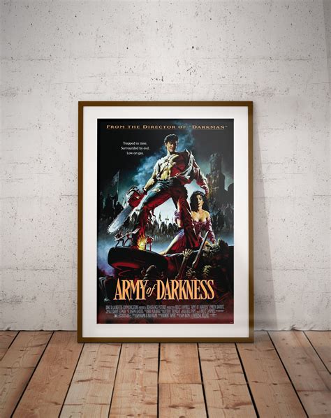 Army of Darkness original movie poster HighResolution print | Etsy