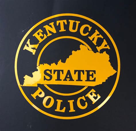 Kentucky State Police Logo Replica Vinyl Decal - Etsy