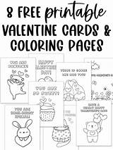 Free Printable Coloring Valentines Day Cards For Kids sketch template
