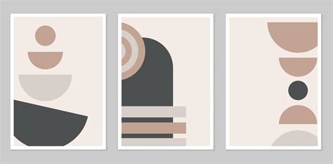 A set of abstract posters. 14178036 Vector Art at Vecteezy