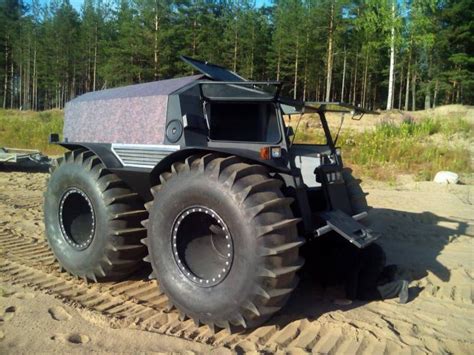 The Sherp ATV, A Rugged Vehicle With Massive Inflatable Tires That Goes Just About Anywhere