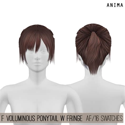 Sims 4 Ponytail Hair