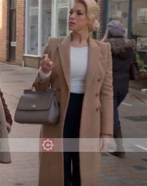 Buy Hannah Waddingham Coat | Rebecca Welton Coat Ted Lasso