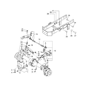 (D25) - CASE IH COMPACT TRACTOR - PIN # HBA0001008 & ABOVE (12/00-12/02) (06) - FRONT AXLE ...