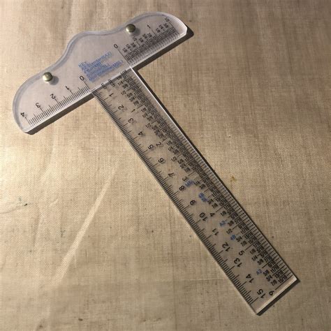 T-Square ruler 6 inches / 15cm straight edge, Australia