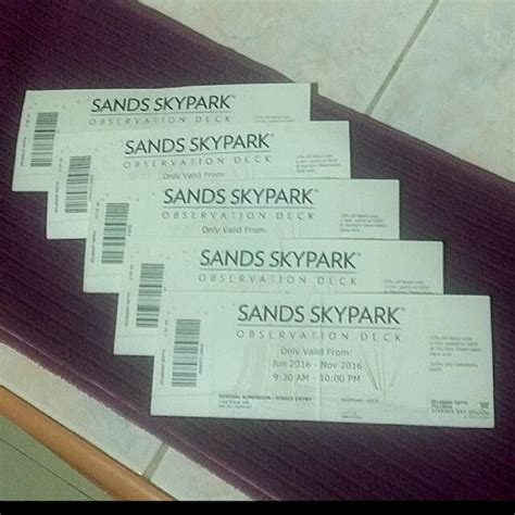 Sand SkyPark Tickets-Observation Deck, Tickets & Vouchers, Local Attractions & Transport on ...