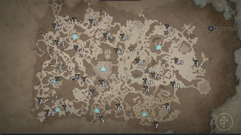 All Altar of Lilith maps and locations in Diablo 4 - Polygon