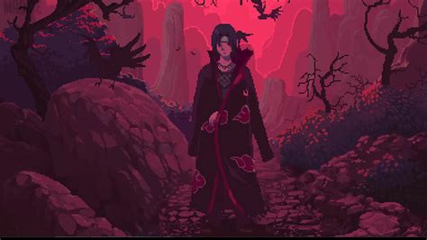 Itachi Pixel Live Wallpaper - SetLivewallpaper