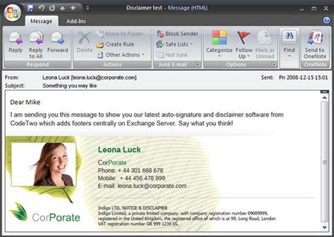 40+ Outlook Email Signature Templates - Samples, Examples & Formats | Email signature templates ...