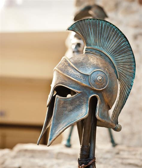 Greek Helmet Ancient Corinthian Helmet Greek Spartan Helmet Ancient ...