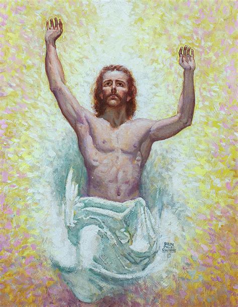 The Risen Christ Painting by Ralph Pallen Coleman | Fine Art America