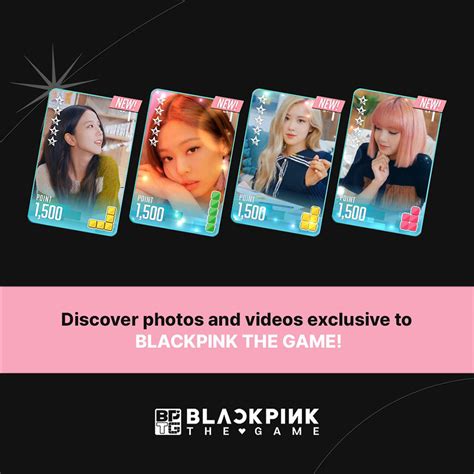 BLACKPINK THE GAME “Photo Cards” – BLACKPINK CAFÉ