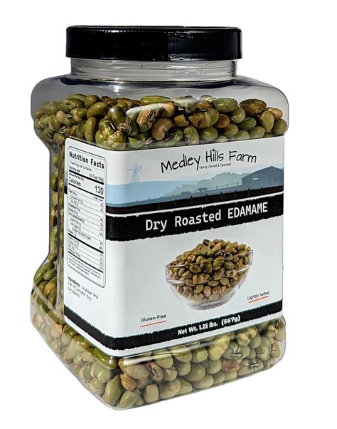 Dry Roasted Edamame by Medley hills farm 1.25 Lbs. in Reusable ...