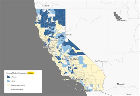 New map shows which California school districts are open