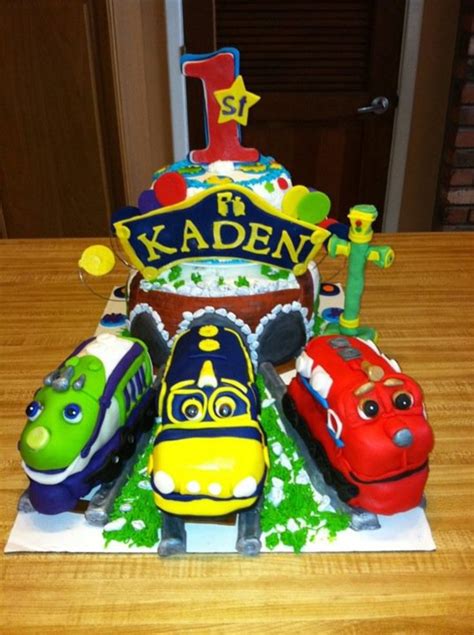 Chuggington First Birthday Cake Chuggington First Birthday Cake with ...