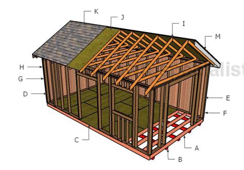 12x20 Shed Plans Free | HowToSpecialist - How to Build, Step by Step ...